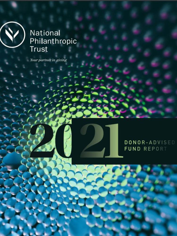 2021 Donor Advised Funds Report cover